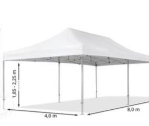 Barnum pliant 4 × 8 m