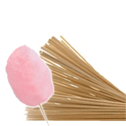 Sucre coloré + bâtons